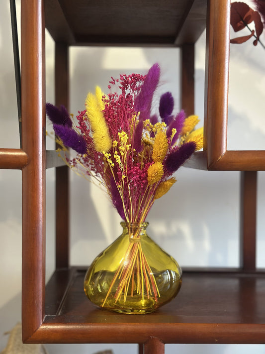 bouquet fleurs séchées décortion